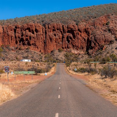 Entrance Road to Glen Helen