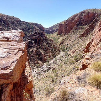 View from Serpentine Gorge Lookout