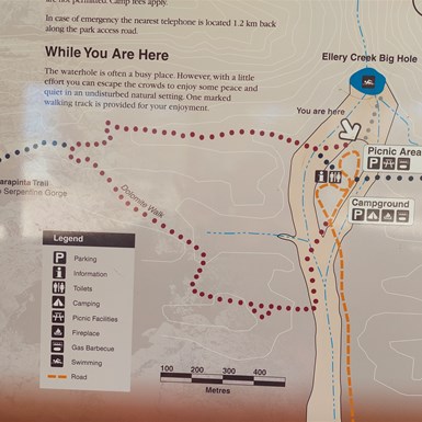 Ellery Creek Signboard