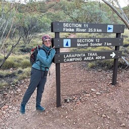 Start of Hike to Mt Sonder