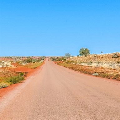Sections of tar on the Great Central Road