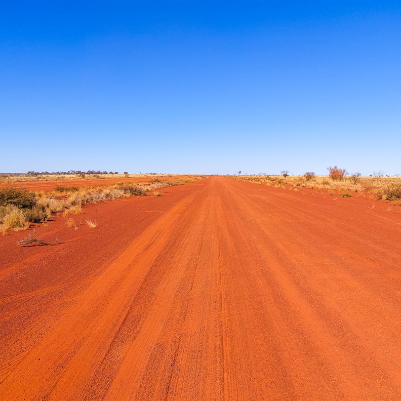 Typical scene along Great Central Road