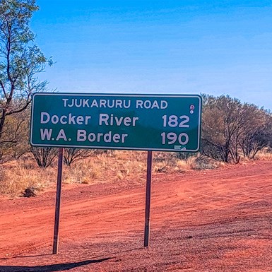 Start of Great Central Road