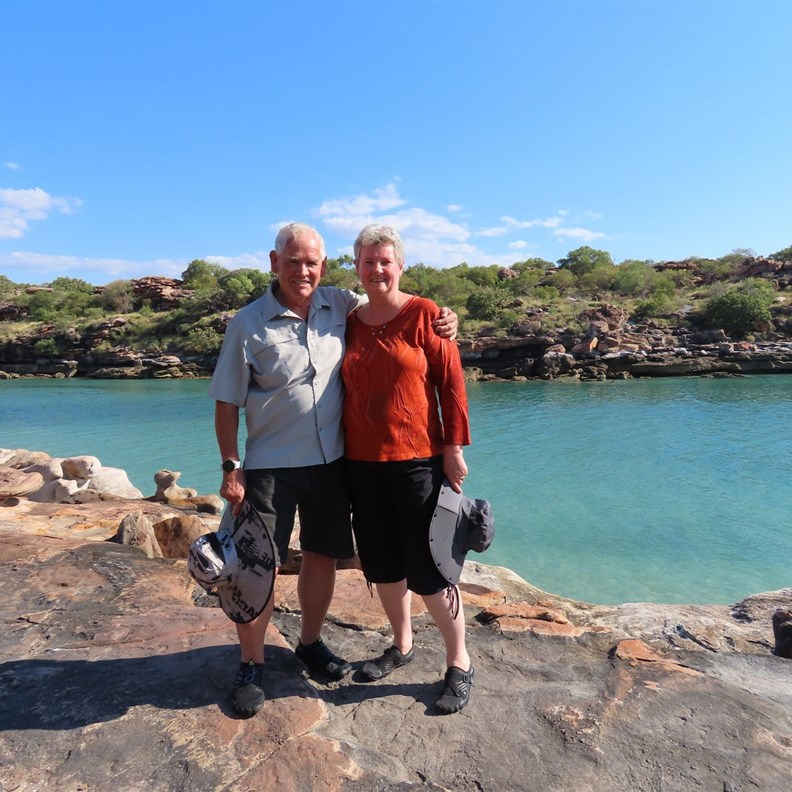 On Shore for rock art site 2