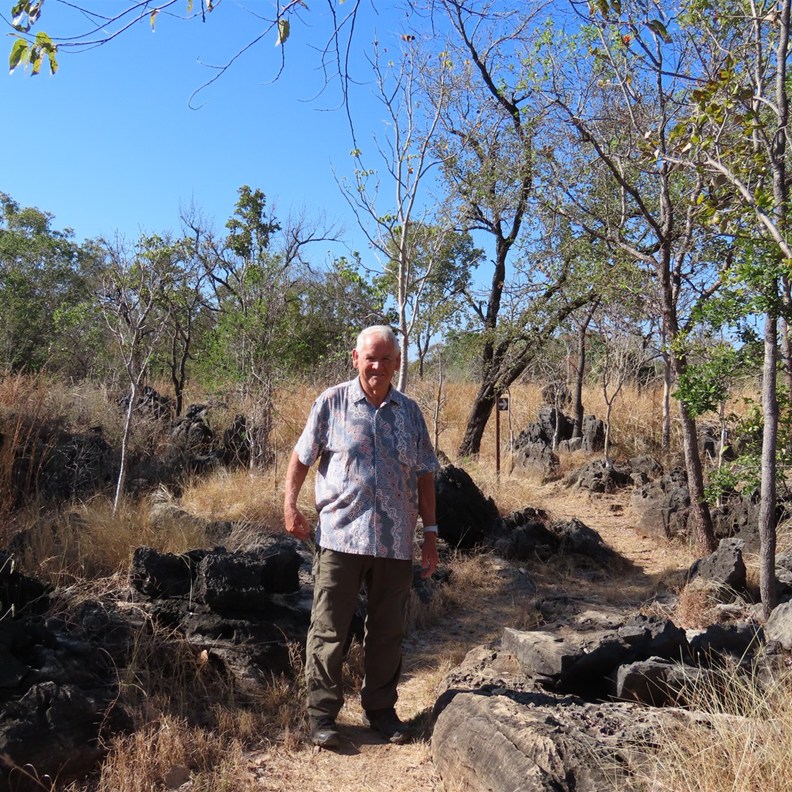 Walking back from the caves