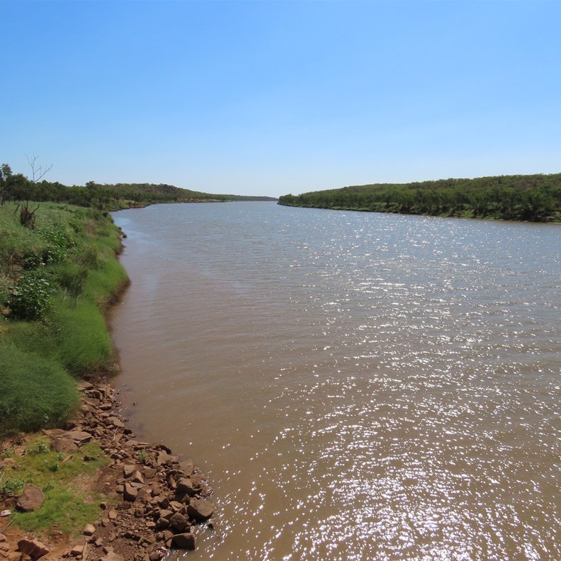 Victoria River from Bradshaw Bridge