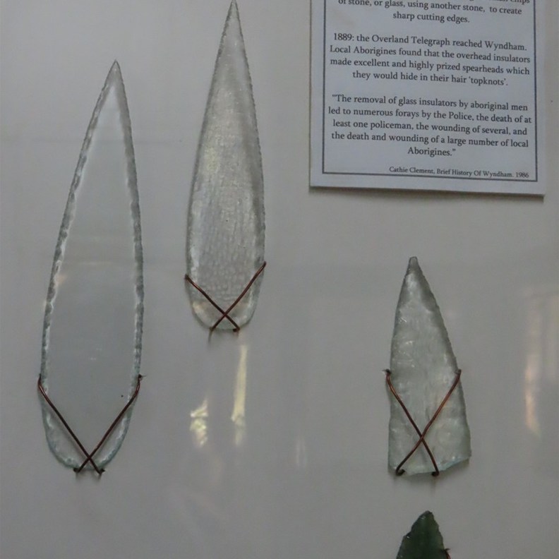Glass Spear Heads