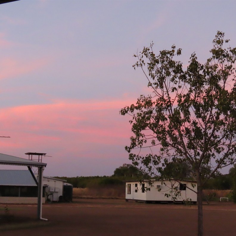 The sun sets as does our time in Kununurra
