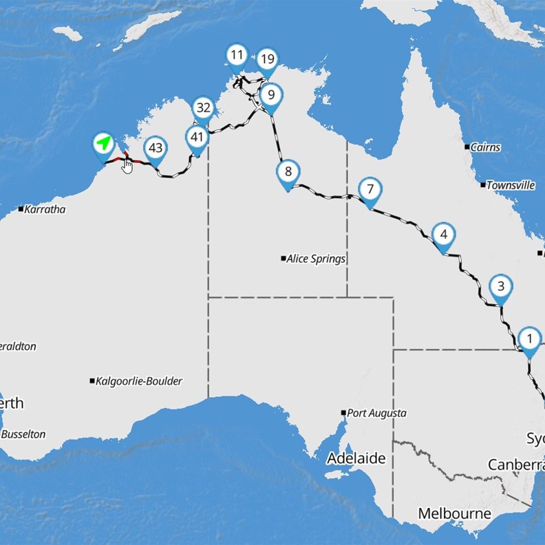 Tracker to Broome