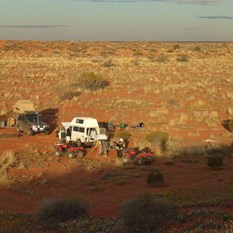 Camp site on the French Line