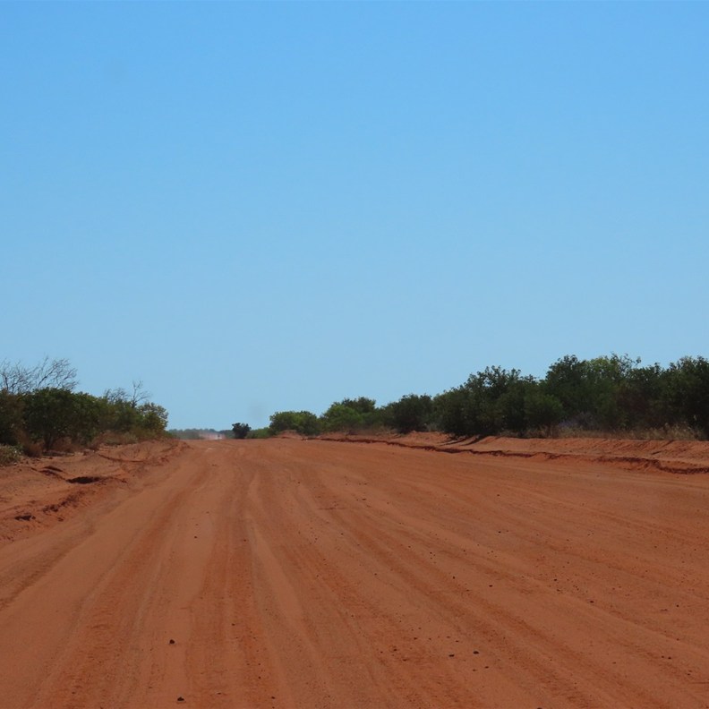 Road into Eighty Mile Beach