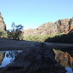 The far reaches of Windjana Gorge