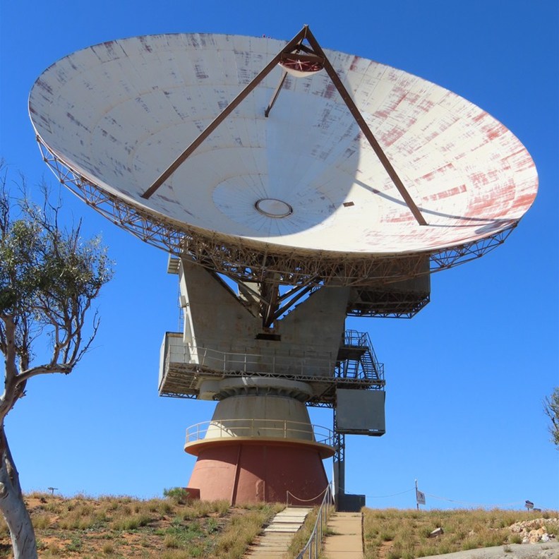 29.8-meter main parabolic antenna