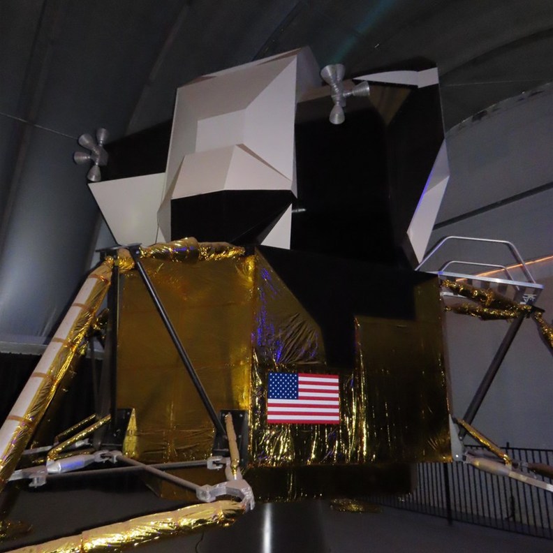 Full-scale replica of the Apollo Lunar Module