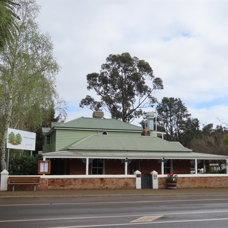 Nannup's first private brick residence 1908