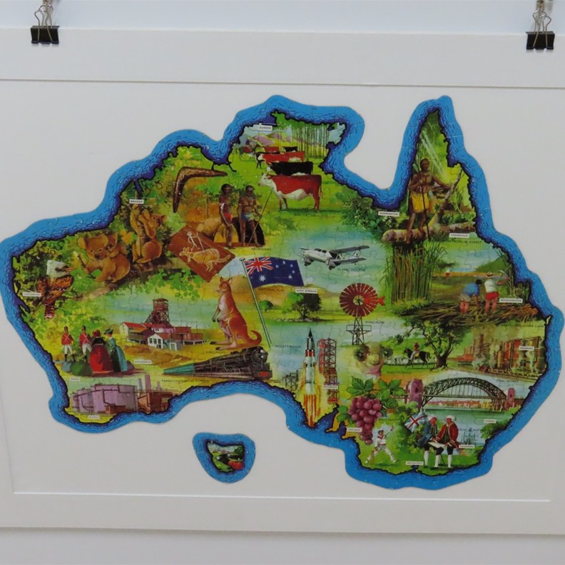 They even had one of my childhood puzzle in the collection
