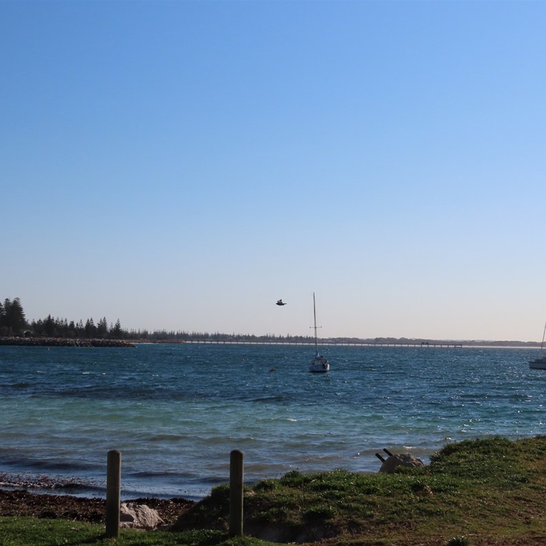 Esperance Harbour looking back to the Jetty