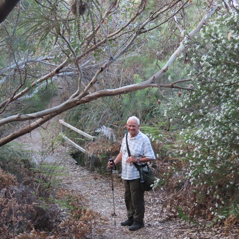 Walking down to Little Hellfire Bay