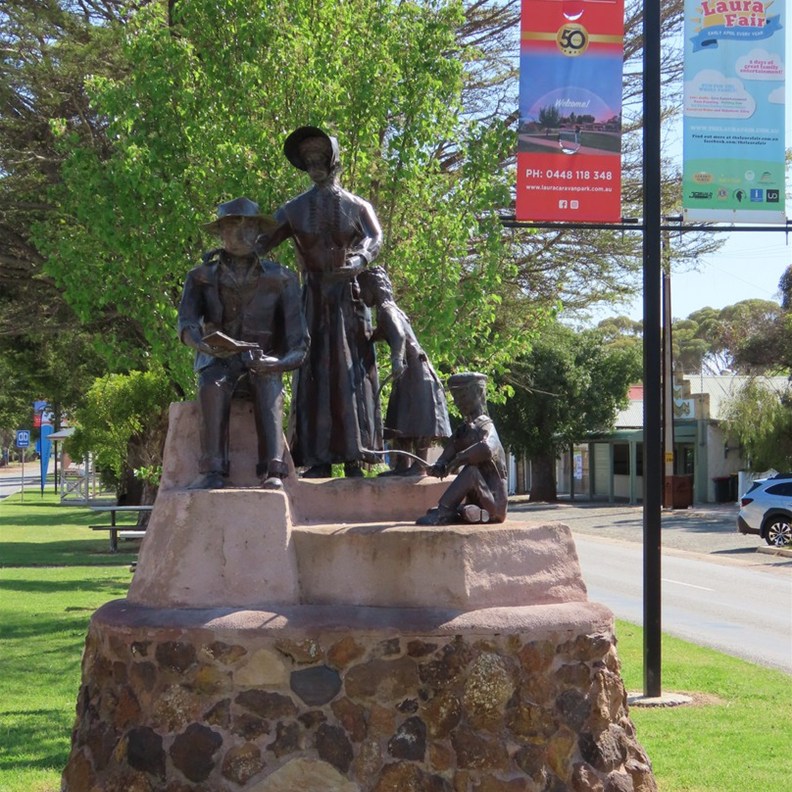 C J Dennis Statue