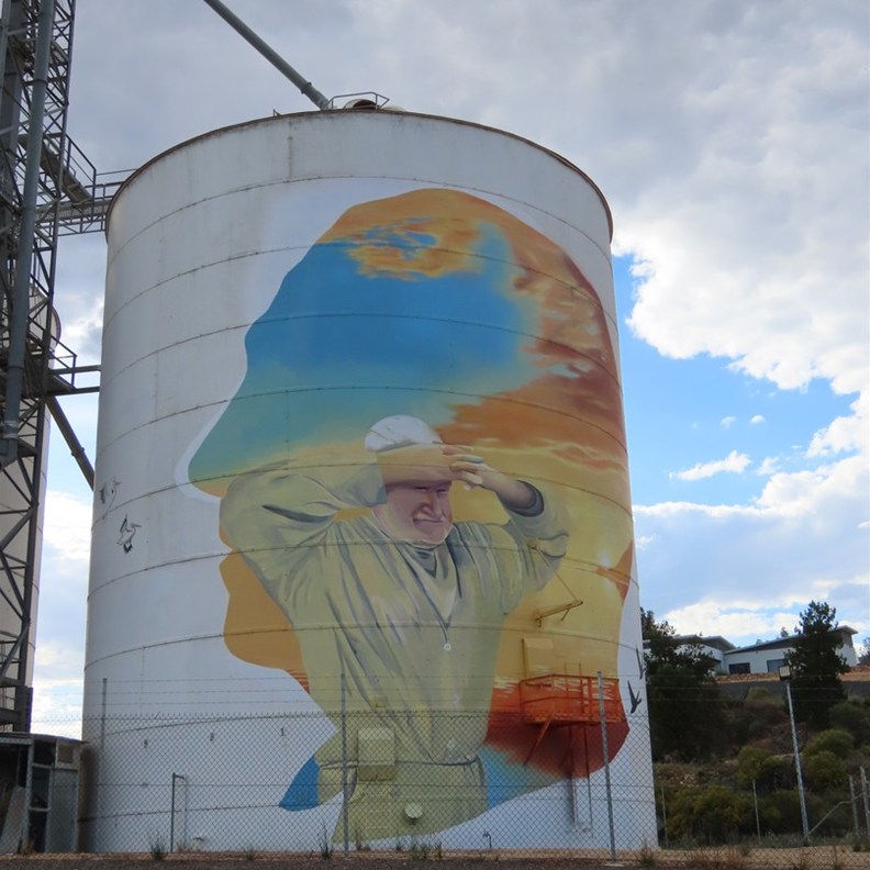 Paringa Silo Art