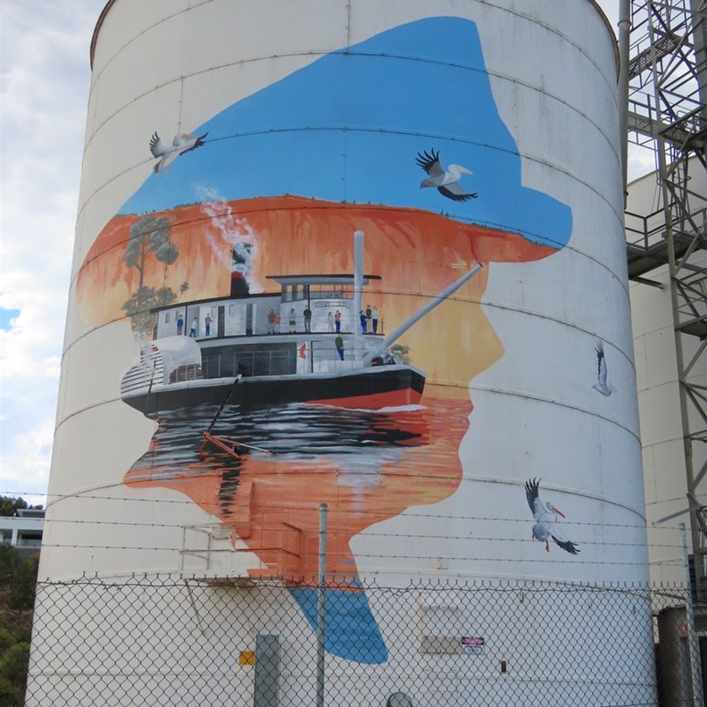 Paringa Silo Art 2