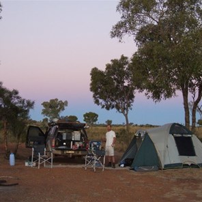 Our Camp at Wolfe Creek