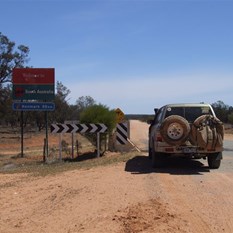 The NSW / SA Border - Old Renmark Road