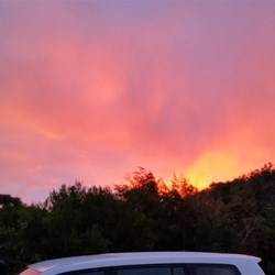 sunrise at Cape Le Grand beach campground