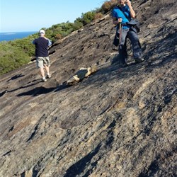 Frenchman Peak and the sloping granite