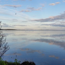 views over the Inlet at the River mouth Caravan Park in Denmark