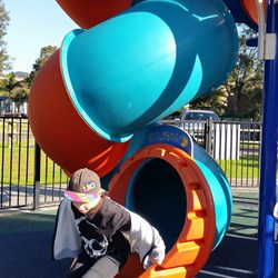 Playground at the caravan park 