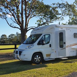 me parked at Bulahdelah showground NSW