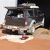 The Pilbara - Port Hedland - Fitting the new fuel tank.