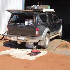 Let the games begin - Replacing the fuel tank in the Navara