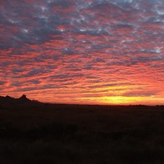 Sunrise over the Pilbara