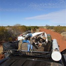 The Rudall Road before us.