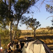 Our camp at the bottom pump.
