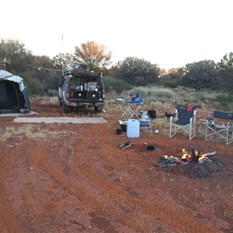 Bush camping at its best - Heather Highway