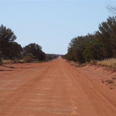 The Great Central Road east of Warburton