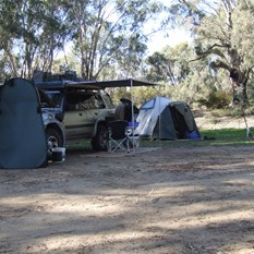 The camp set-up