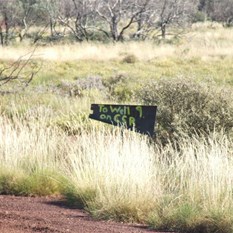 Windmill blades reborn as route markers - Glen Ayle Station