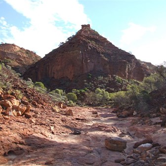 The entrance to Temple Gorge
