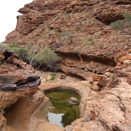 The high waterhole - Drapers Gorge