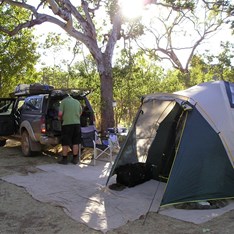 Our Kurrajong Campsite.