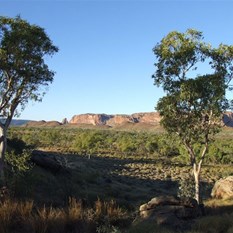 The western ramparts of the Bungle Masif.