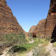 Access valley into Cathederal Gorge