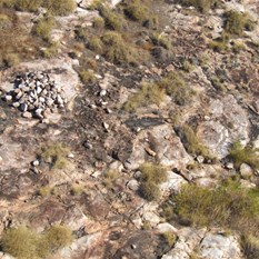 Aboriginal burial mound