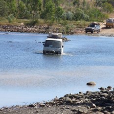 No no don't be touchin' that Shamus........!  The Irish lads copping a soaking crossing the Pentecost