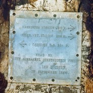 Original Plaque - Photo taken June 11th 1985