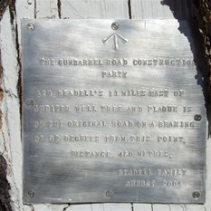Beadell Family Marker Gary Junction Road near Jupiter Well, WA